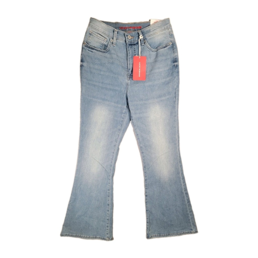 Lucky Brand Stevie High Rise Flare Jeans NWT 12/31 Womens Medium Wash Stretch